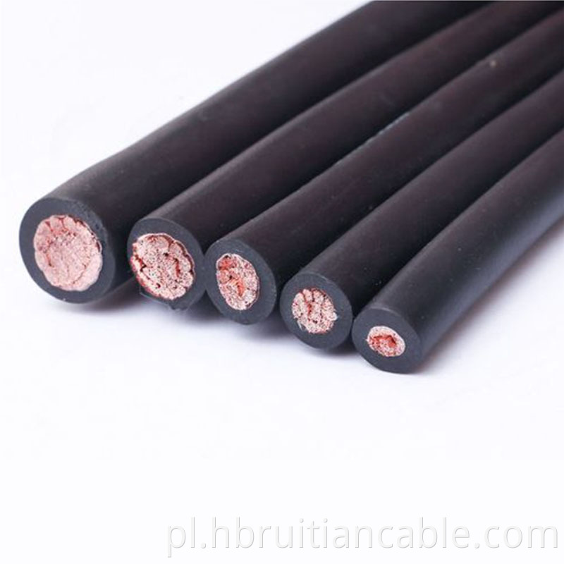 Chiny ciężkie 16 mm 25 mm 35 mm 70 mm 95 mm gumowy kabel spawalniczy